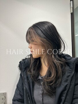 ヘアースマイルクー(HAIR SMILE COEUR) 【YUKA】フェイスフレーミング × レイヤーカット
