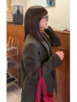 エラ(Ella) 切りっぱなしボブ×ショコラブラウン