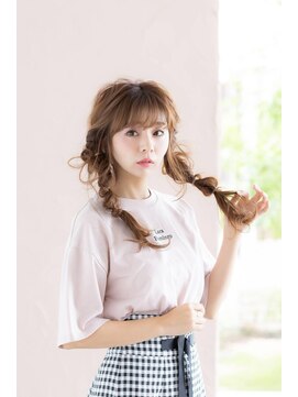 ピケ(pique) ガーリーツイン/透明感/プラチナベージュ