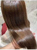 ツヤ重視ナチュラルストレート