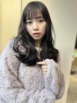 レヴリー(reverie) 韓国レイヤーブリーチなしカラー暗髪艶髪20代