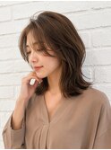 外ハネ 白髪ぼかし 髪質改善 大人可愛い 韓国