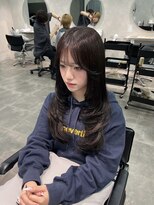 ジーニー 千葉(GENiE)&nbsp;韓国レイヤーカット/ダークグレージュ/顔周り/山本うらら