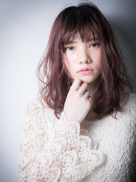 カバーヘア ブリス 上尾西口店(COVER HAIR bliss) *bliss上尾*小顔に見せる♪くせ毛風無造作カールのくびれミディx