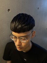 タケシズバーバー(BARBER) ツーブロック前下がりパッツンクロップ