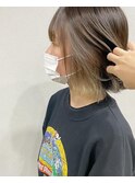 インナーカラー/グレージュ/ベージュ
