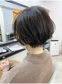 小顔ひし形シルエット◎クールショートボブ