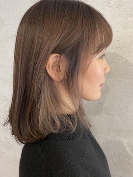 シェリッシュ ノース(Sheriche North) インナーカラー×ミルクティベージュ