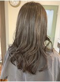 細めハイライト×グレージュ★