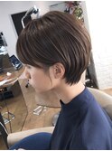 《30代、40代》耳掛け×丸みショートボブ【大宮】