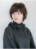 パーマ風ショート