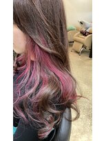 エイチ エアー ダヴ H air DAV調布北口&nbsp;インナーカラー チェリーレッド