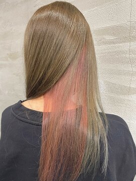 ヘアアンドビューティー クローバー(Hair&Beauty Clover) pink/ニュアンスカラー