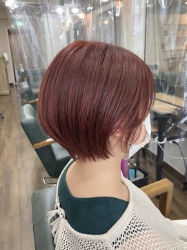 オロ(ORO) 【oro】ピンクベージュ×ショートボブ 浅見