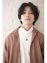 ネオリーブエクラ 上野御徒町店(Neolive eclat)&nbsp;ナチュラルセンターパートツーブロックマッシュ似合わせカット