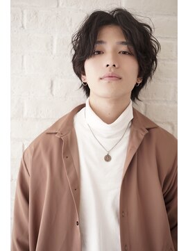 ネオリーブエクラ 上野御徒町店(Neolive eclat) ナチュラルセンターパートツーブロックマッシュ似合わせカット