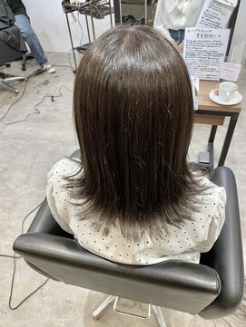 アールヘアー(ar hair) 【村松一輝】切りっぱなしダークグレージュ