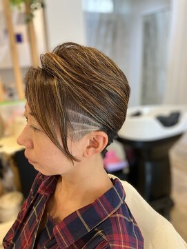 ピーチブロッサム(Peach☆Blossom) アレンジアレンジショートヘア