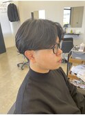 ☆メンズ水戸ニュアンスパーマセンターパート毛流れパーマ学割
