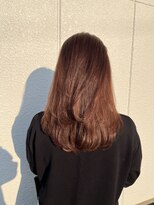 ラボリア(LABO li'a)&nbsp;レイヤーカット×ピンクベージュカラー