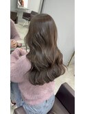 オリーブグレージュレイヤーくびれヘア小顔10代20代30代40代