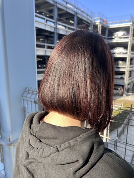 ソイルアヴェダ ららぽーと沼津店(SoilAVEDA) ブリーチなしワインレッド