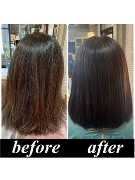 ウィル ボッサ 御茶ノ水 神保町(WILL bossa) カット＋酸性ストレート髪サプリ＋炭酸＆デトックス