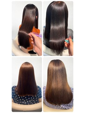 美容室フルール 20代30代40代髪質改善トリートメント艶感ストレート透明感