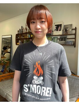 ポール(pole) ブリーチなしWカラーオレンジ