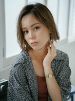 アラワラブルー(arrawarra blue)&nbsp;ざっくり切りっぱなしボブ/20代/30代/40代/50代/南町/倉敷