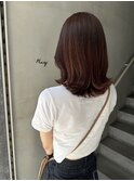 外ハネレイヤーミディ 韓国風 大人レイヤー 20代30代40代
