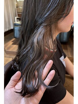 リアン(lien) ☆lien.自由が丘 大橋☆インナーカラー/ミルクティーベージュ