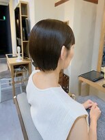 ヘアリゾート粋 ウナム 新宿東口店(enam)&nbsp;ショートボブ/ストレート/シアーブラウン