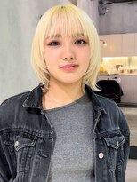 アルバム 渋谷パルコ(ALBUM)&nbsp;グレージュカラーくびレイヤーセミディ美髪_ba506351