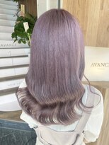 アヴァンス 難波店(AVANCE.)&nbsp;艶感のあるカラー×艶カラー×ピンク×パープル