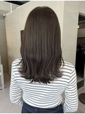 大人可愛いくすみカラーアッシュグレージュレイヤーカット/今枝