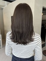ヘアー アイス ルーチェ(HAIR ICI LUCE) 大人可愛いくすみカラーアッシュグレージュレイヤーカット/今枝