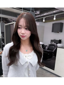 ★美髪美肌透明感カラー・ロング・ミディアムで小顔イメチェン