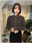 kotaro こっくりブラウンとレトロボブ