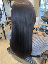 エクファ ヘアエステアンドスパ(ex-fa hair esthe&spa) ホワイトグレージュ/デジタルパーマ/チェリーブラウン/南草津