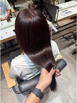 ゼスト 三鷹店(ZEST) 外ハネボブチェリーブラウン似合わせ韓国/三鷹/吉祥寺