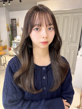 レイヤーカットハッシュカット顔周りレイヤー髪質改善