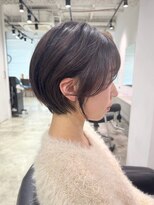 soru by C-LOOP UNITED【ソルバイシーループユナイテッド】【2/21 NEW OPEN(予定)】 大人美人丸みショートボブ白髪ぼかしハイライト川崎20代30代40代