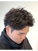 ルーズショートパーマ
