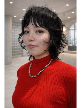 ムクコア(Muk CORE) ニュアンスパーマウルフパーマウルフカットウルフヘア川崎