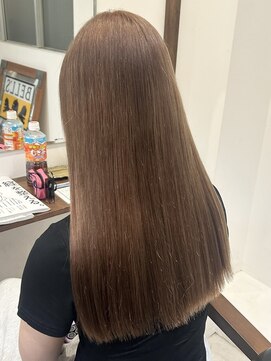 ルイ(ROUIS produced by LUCK 津田沼) ココアブラウン/ブリーチなし/ダブルカラー/スモーキーカラー