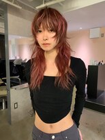 ペレ 原宿(PELE)&nbsp;ピンクベージュ/アンブレラカラー/クールショート/前髪/原宿