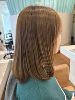 アーブ(hair and make urb) 30代ミディアム明るめブラウン