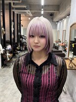 シールドヘアー 沖縄 新都心(C'LD Hair) ホワイト×ラベンダー/那覇美容室/新都心美容室