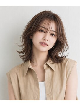 ビーワールド(B WORLD) 大人のくびれ外ハネミディ藤枝静岡20代30代40代50代髪質改善